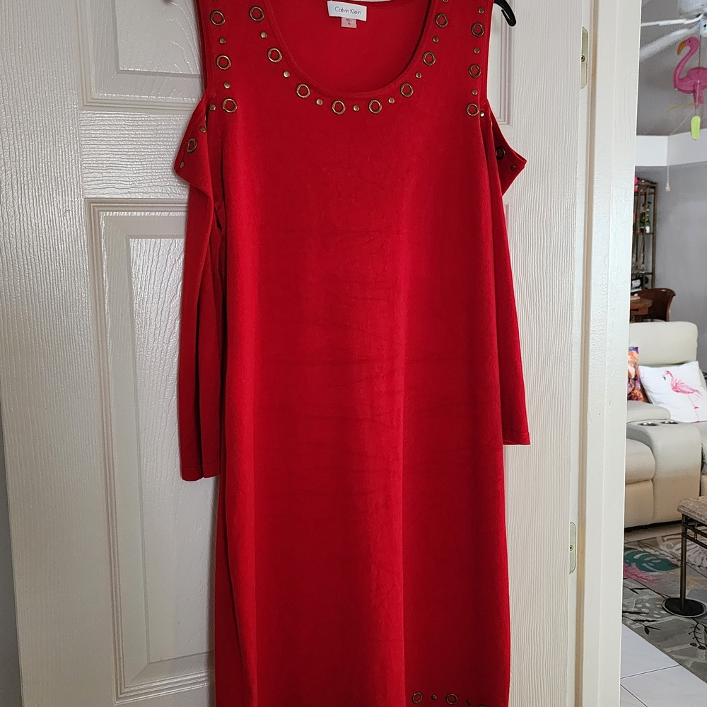 Calvin Klein Red Women's Dress